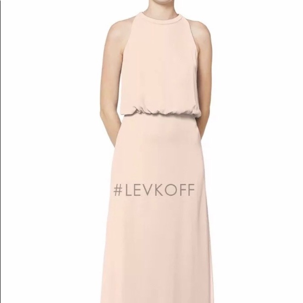 Bill levkoff petal pink dress size 8!